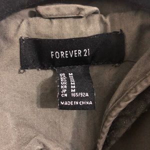 Forever 21 Jackets & Coats - Forever 21 military green jacket coat Forever 21 Jackets & Coats - Forever 21 military green jacket coat